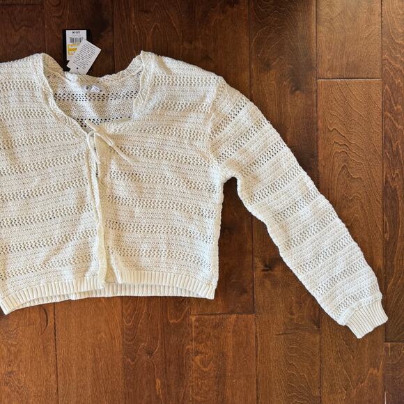 Art Class Girls XL 14 Knit Sweater White  Preppy Feminine NEW - Picture 2 of 5